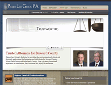 Tablet Screenshot of palmerlawgroup.com